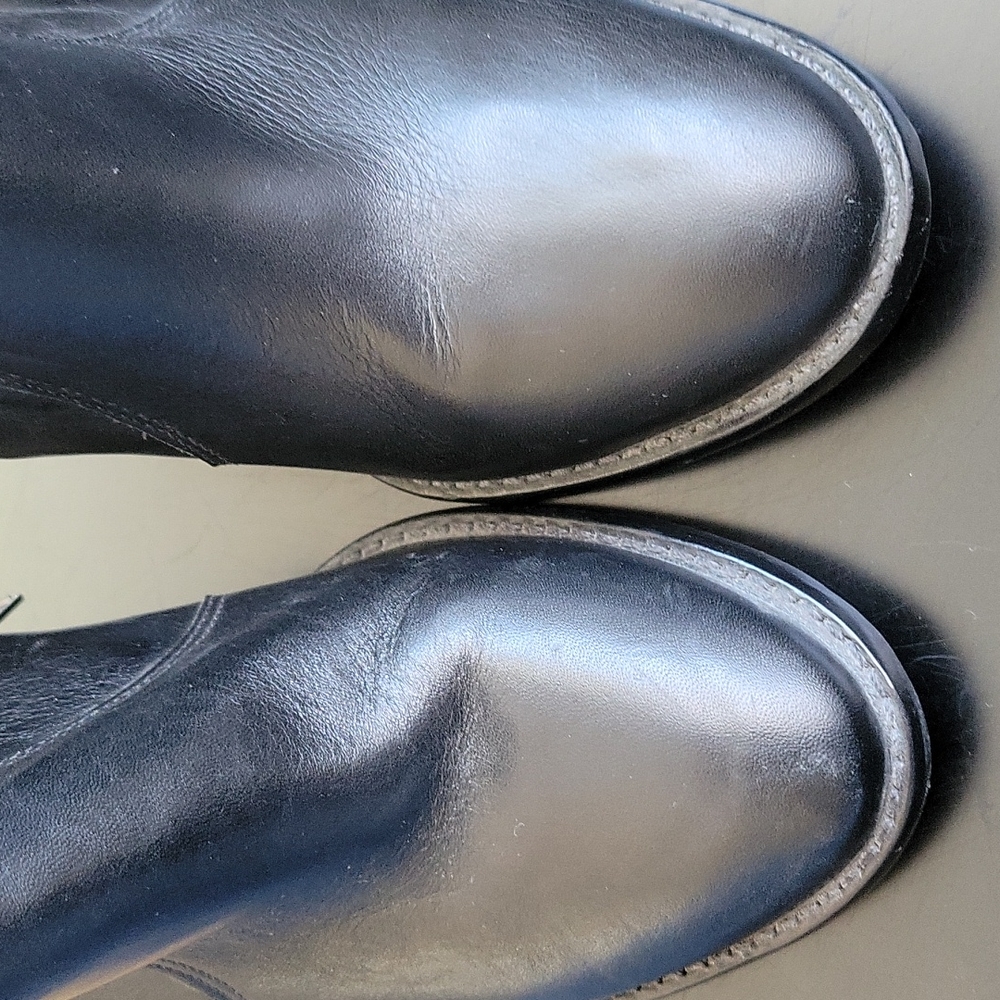 Madewell Black Leather Boots - Picture 5 of 12